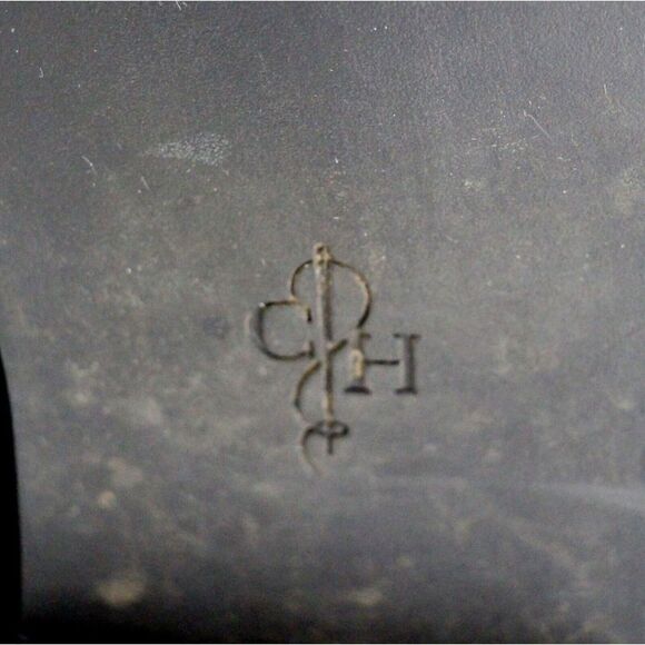 Cole Haan BLACK GENUINE LEATHER SUEDE LOW HEEL ROUND TOE PULL ON TALL BOOTS 7.5B - Picture 10 of 13